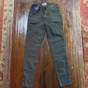 PAIGE Hoxton Ankle Dark Olive